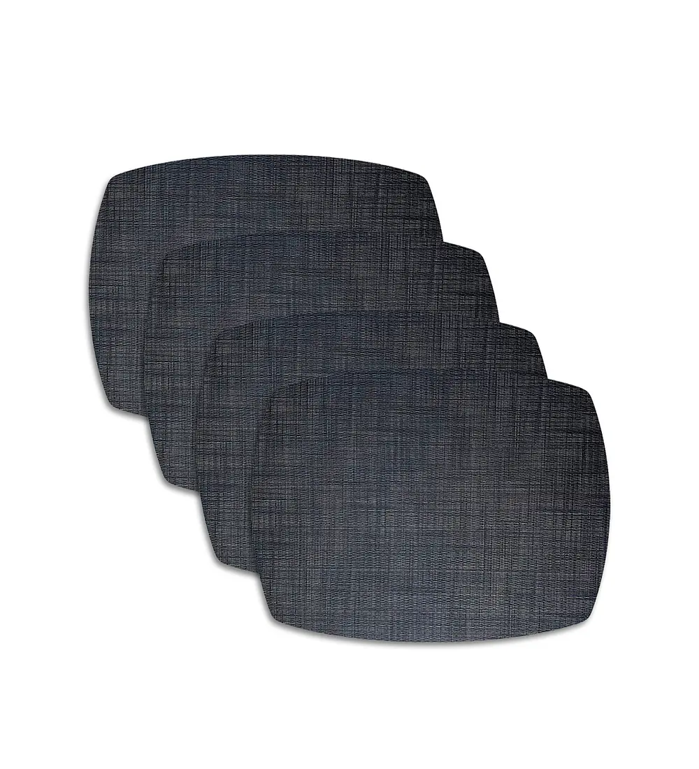 Set 4 Individuales Blue Deep Trama Curvo