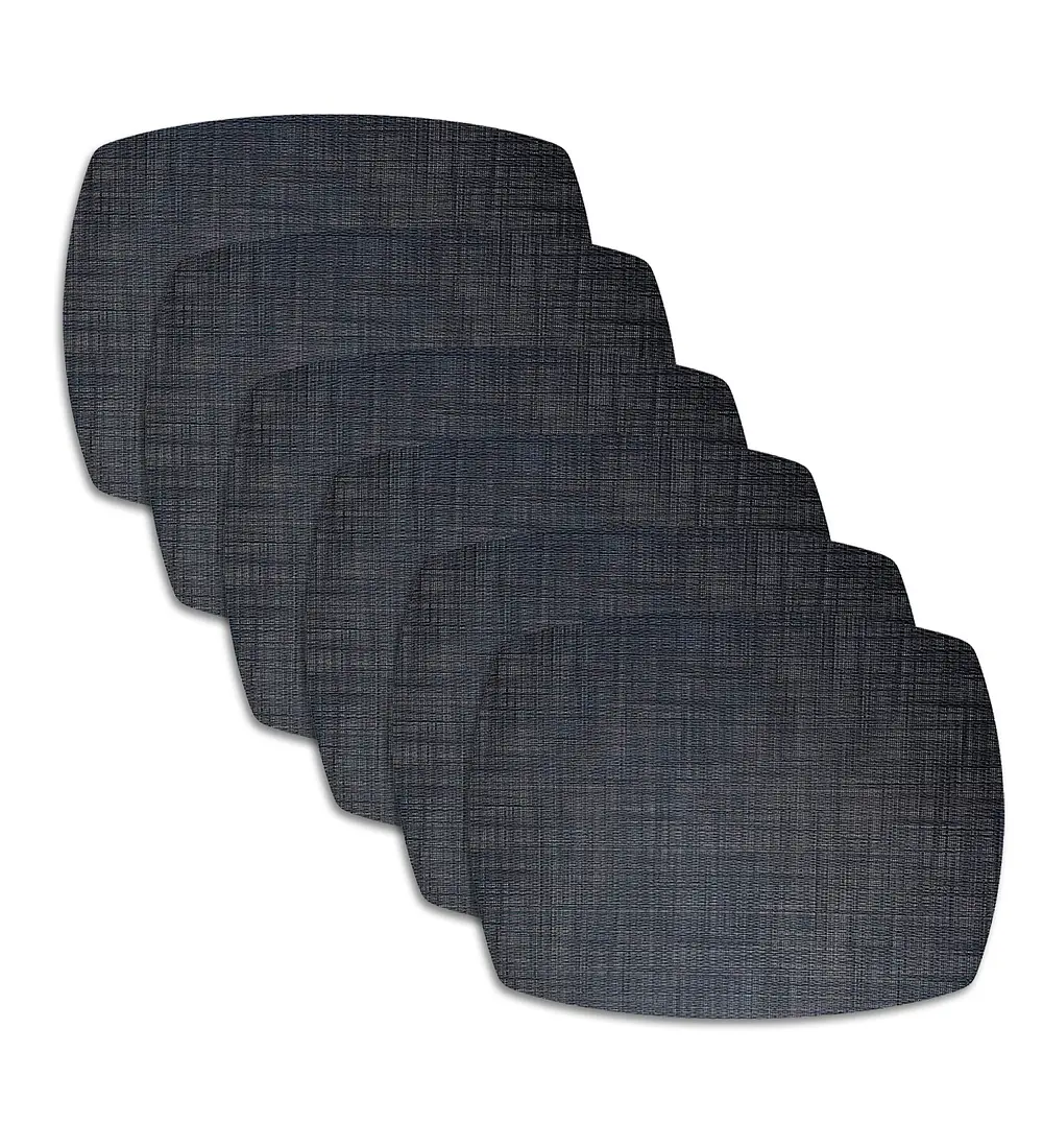 Set 6 Individuales Blue Deep Trama Curvo