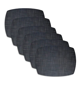 Set 6 Individuales Blue Deep Trama Curvo