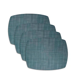 Set 4 Individuales Steel Trama Curvo
