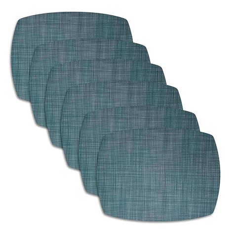 Set 6 Individuales Steel Trama Curvo - Ediciones de Mesa