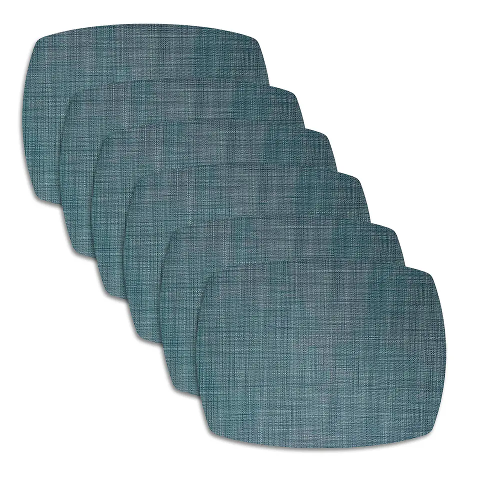 Set 6 Individuales Steel Trama Curvo - Ediciones de Mesa 2