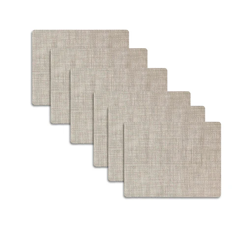 Set 6 Individuales Rectangular Arena Trama - Ediciones de Mesa