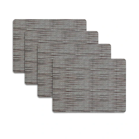 Set 4 Individuales Prisma Ceniza - Ediciones de Mesa