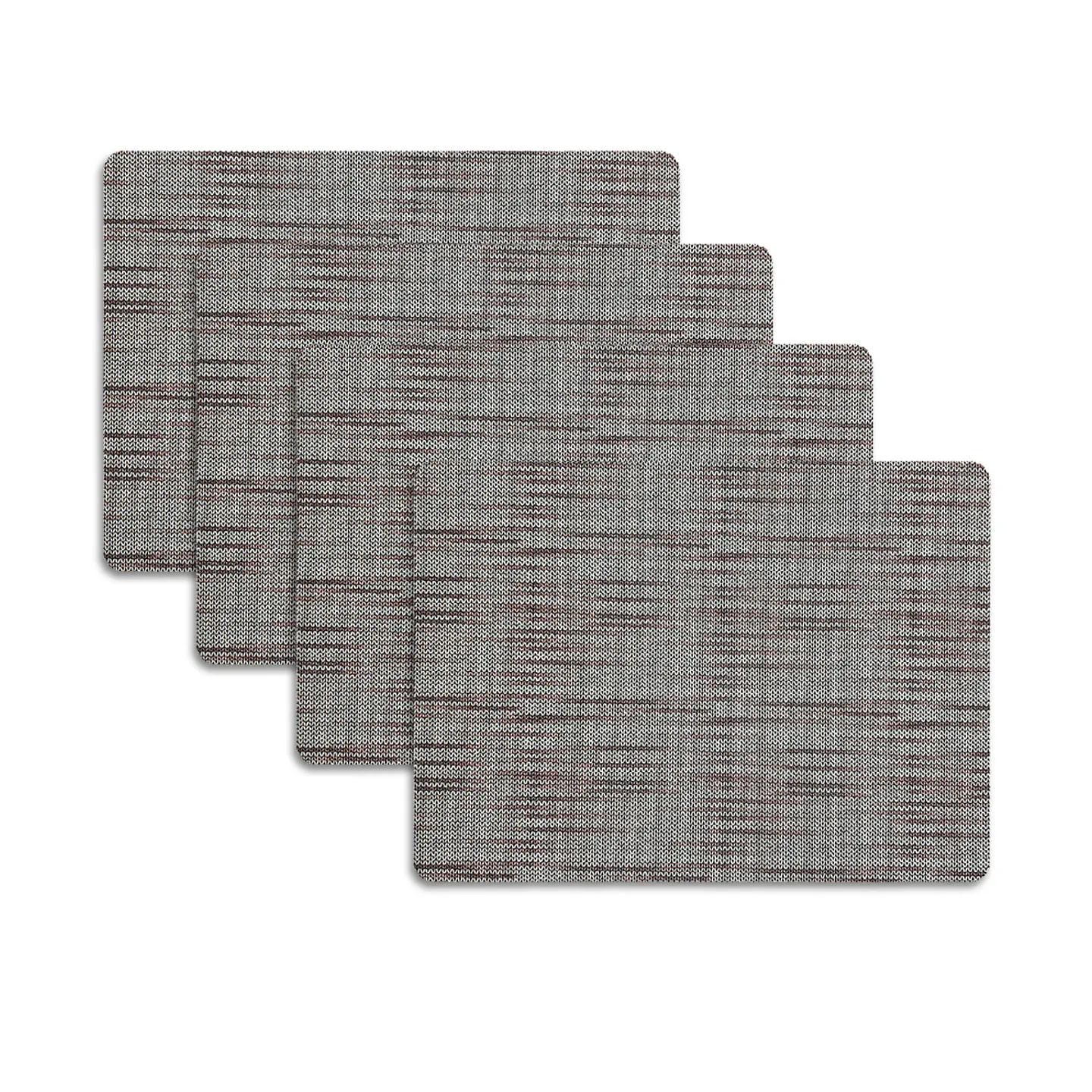 Set 4 Individuales Prisma Ceniza - Ediciones de Mesa 1