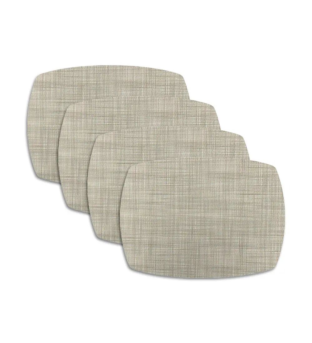 Set 4 Individuales Trama Curvo Arena