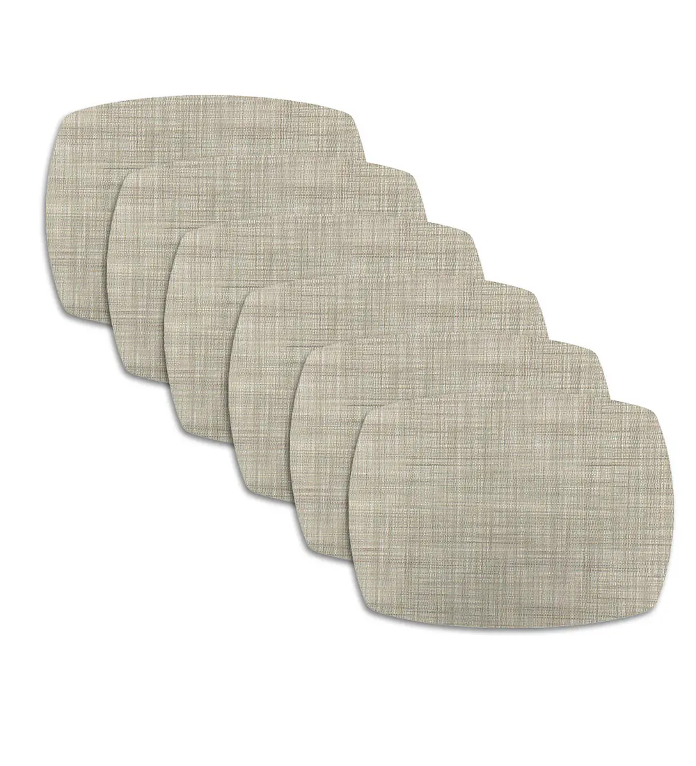 Set 6 Individuales Trama Curvo Arena