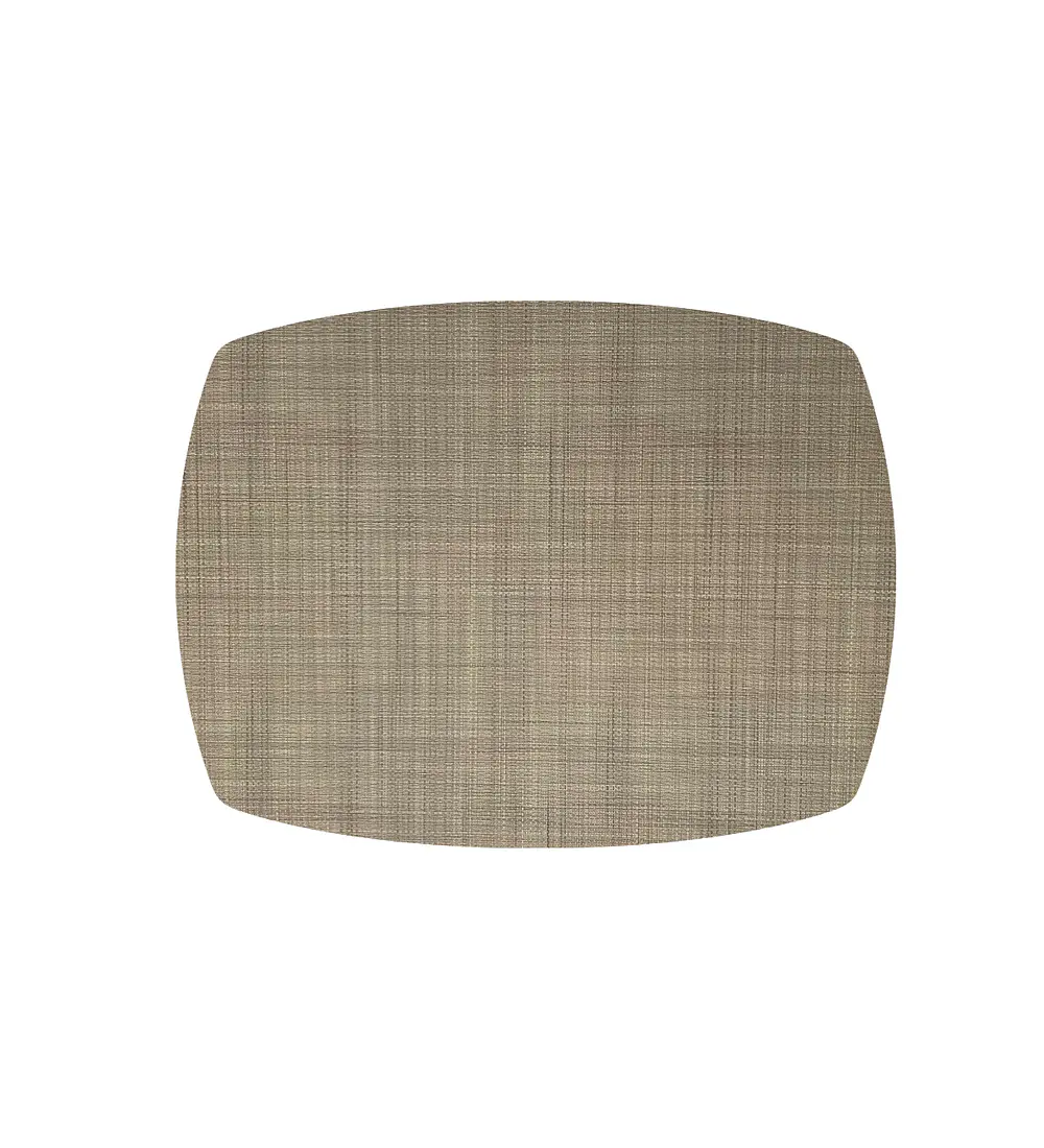 Set 4 Individuales Trama Curvo Greige