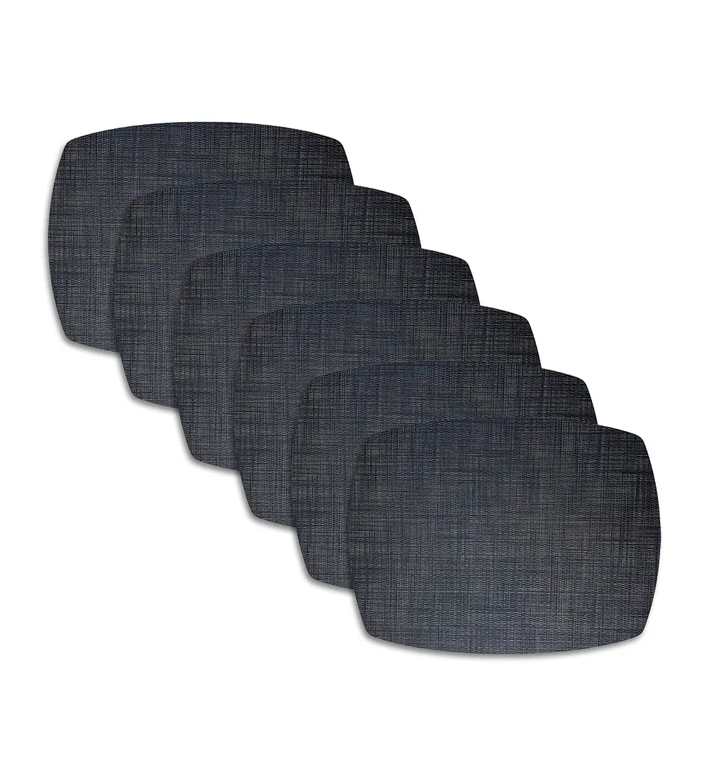 Set 6 Individuales Trama Curvo Midnight