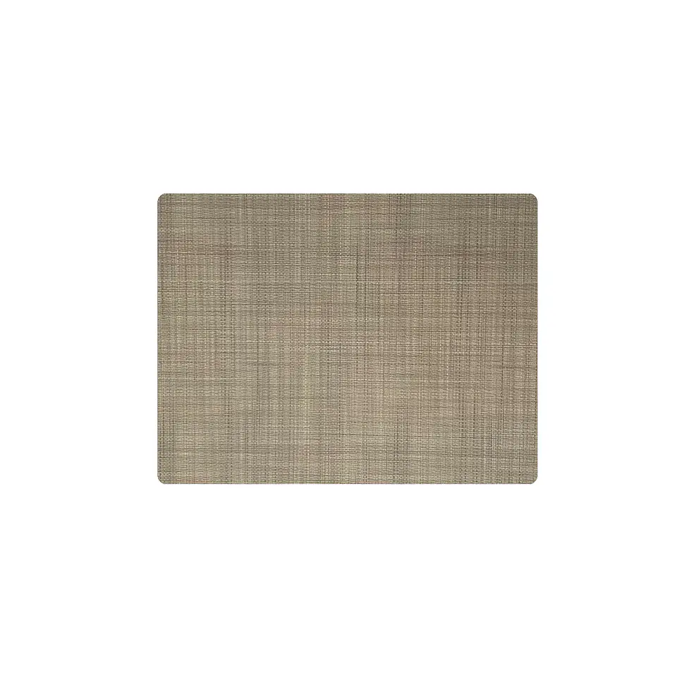 Set 4 Individuales Trama Rectangular Greige - Ediciones de Mesa 2