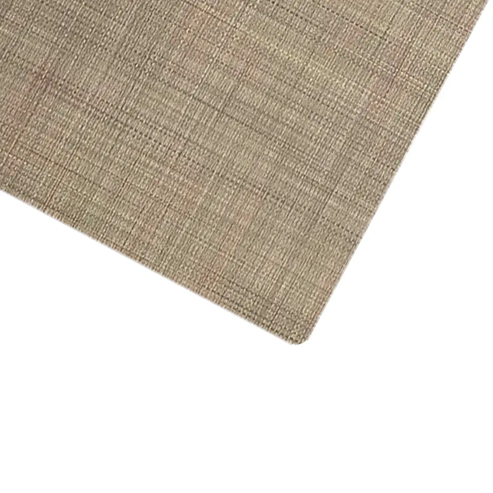 Set 4 Individuales Trama Rectangular Greige - Ediciones de Mesa 3