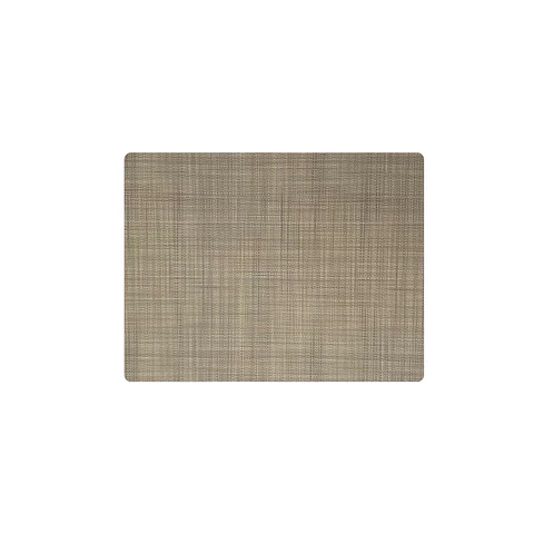 Set 6 Individuales Trama Rectangular Greige - Ediciones de Mesa