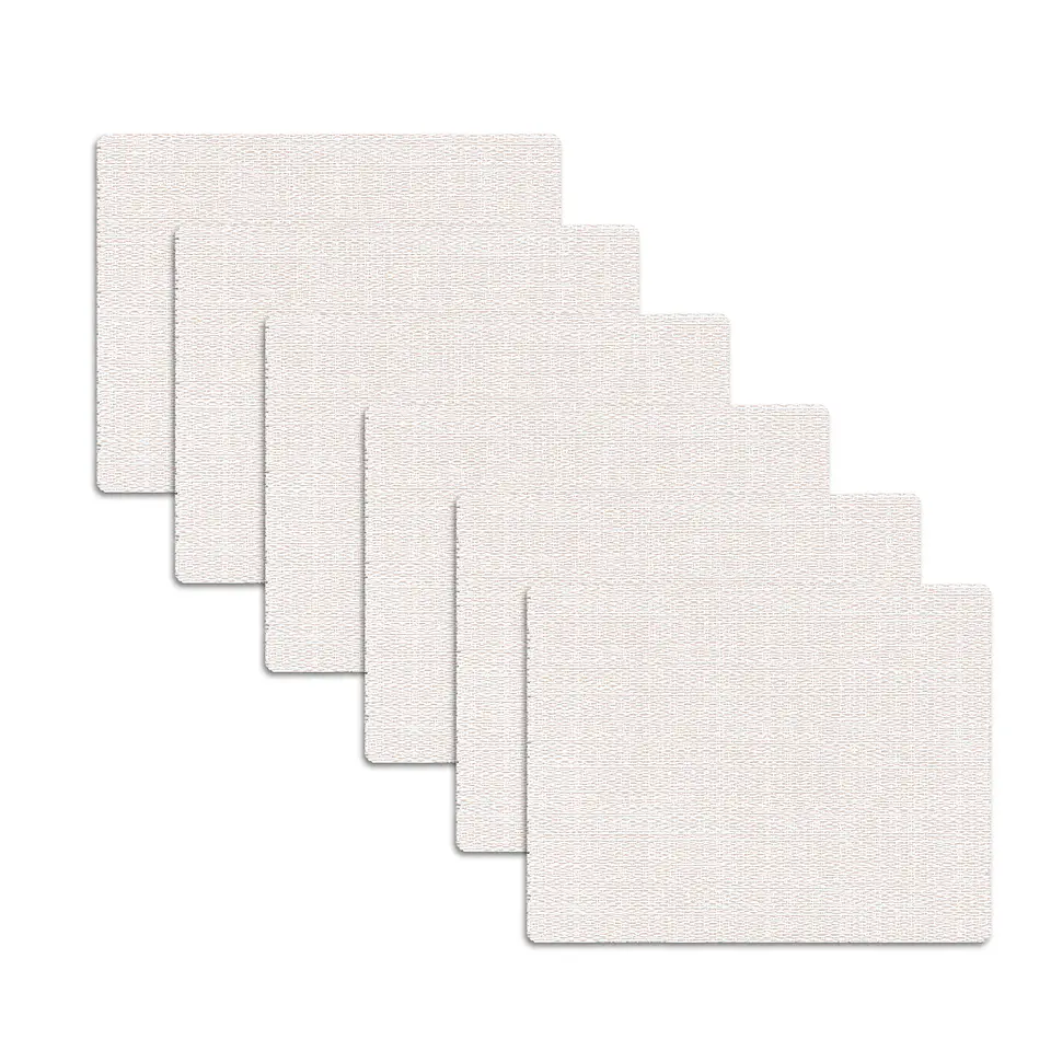 Set 6 Individuales Rectangular Estuco - Ediciones de Mesa 1
