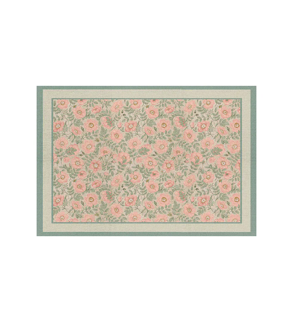 Alfombra pink flower 140 x 230 cm