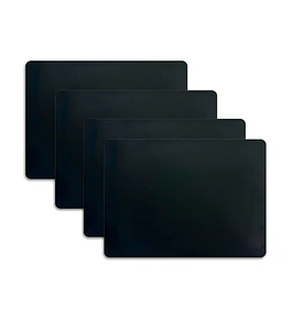 Set 4 Individuales Rectangular Obsidiana - Ediciones de Mesa