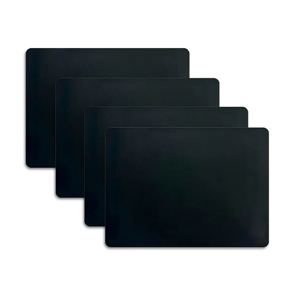 Set 4 Individuales Rectangular Obsidiana - Ediciones de Mesa 1