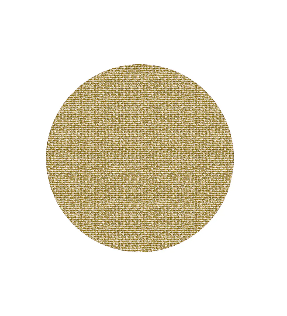 Set 4 Individuales Redondo Ocre Natural - Ediciones de Mesa
