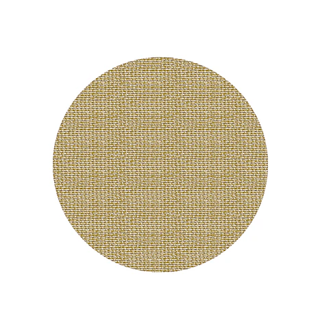 Set 4 Individuales Redondo Ocre Natural - Ediciones de Mesa