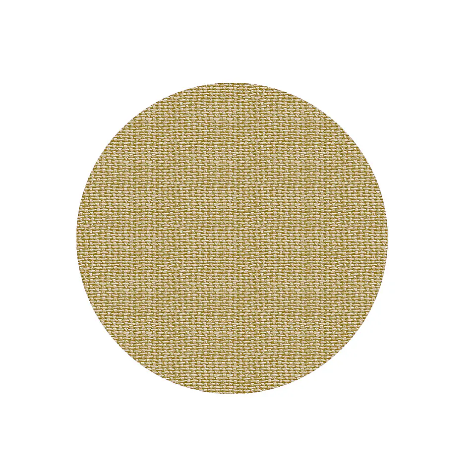 Set 6 Individuales Redondo Ocre Natural - Ediciones de Mesa 2