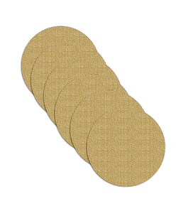 Set 6 Individuales Redondo Ocre Natural - Ediciones de Mesa