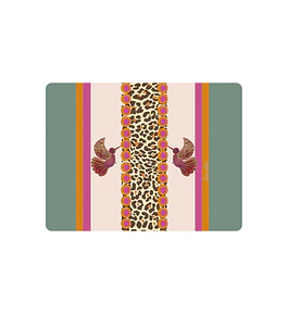 Set 4 Individual pájaros Animal Print 42x32cm