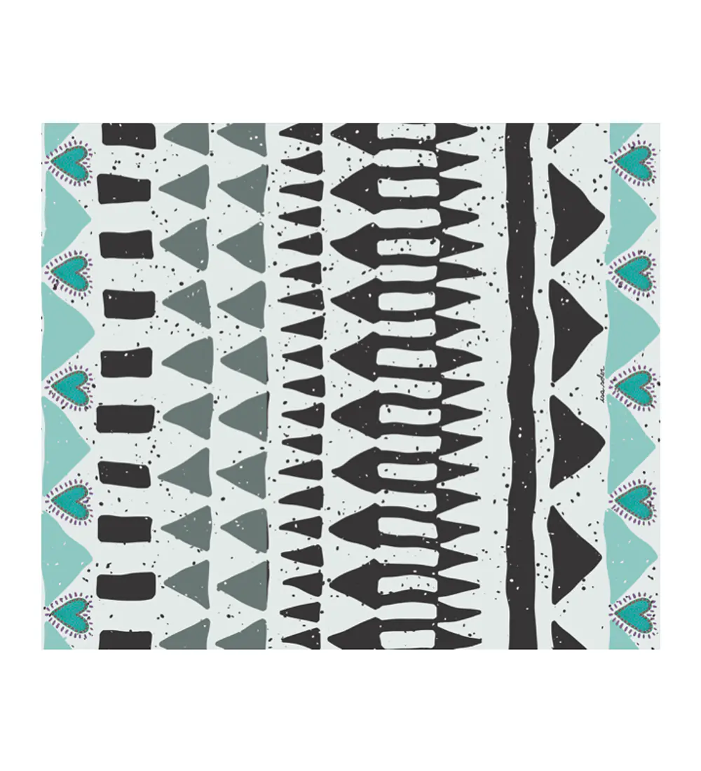 Alfombra Vilinica Triangulos Menta 140x170cm 