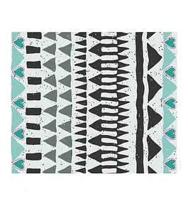 Alfombra Vilinica Triangulos Menta 140x170cm 