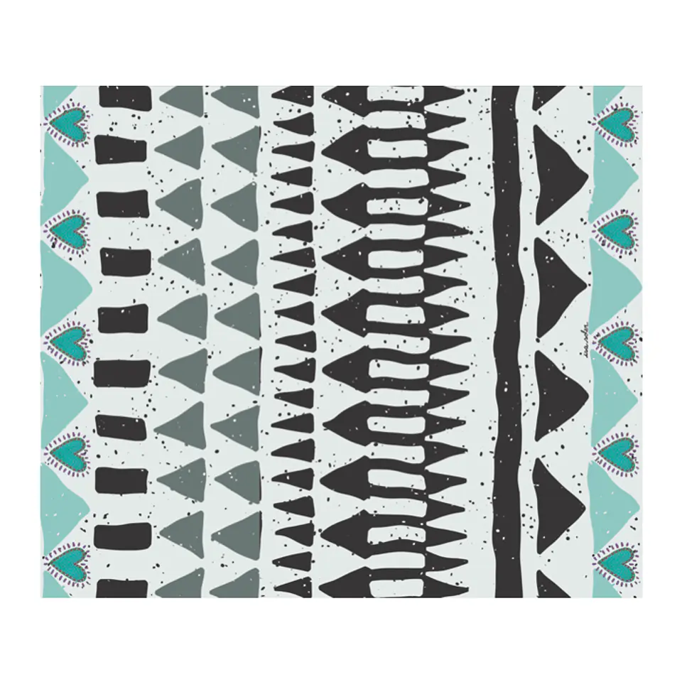 Alfombra Vilinica Triangulos Menta 140x170cm  1