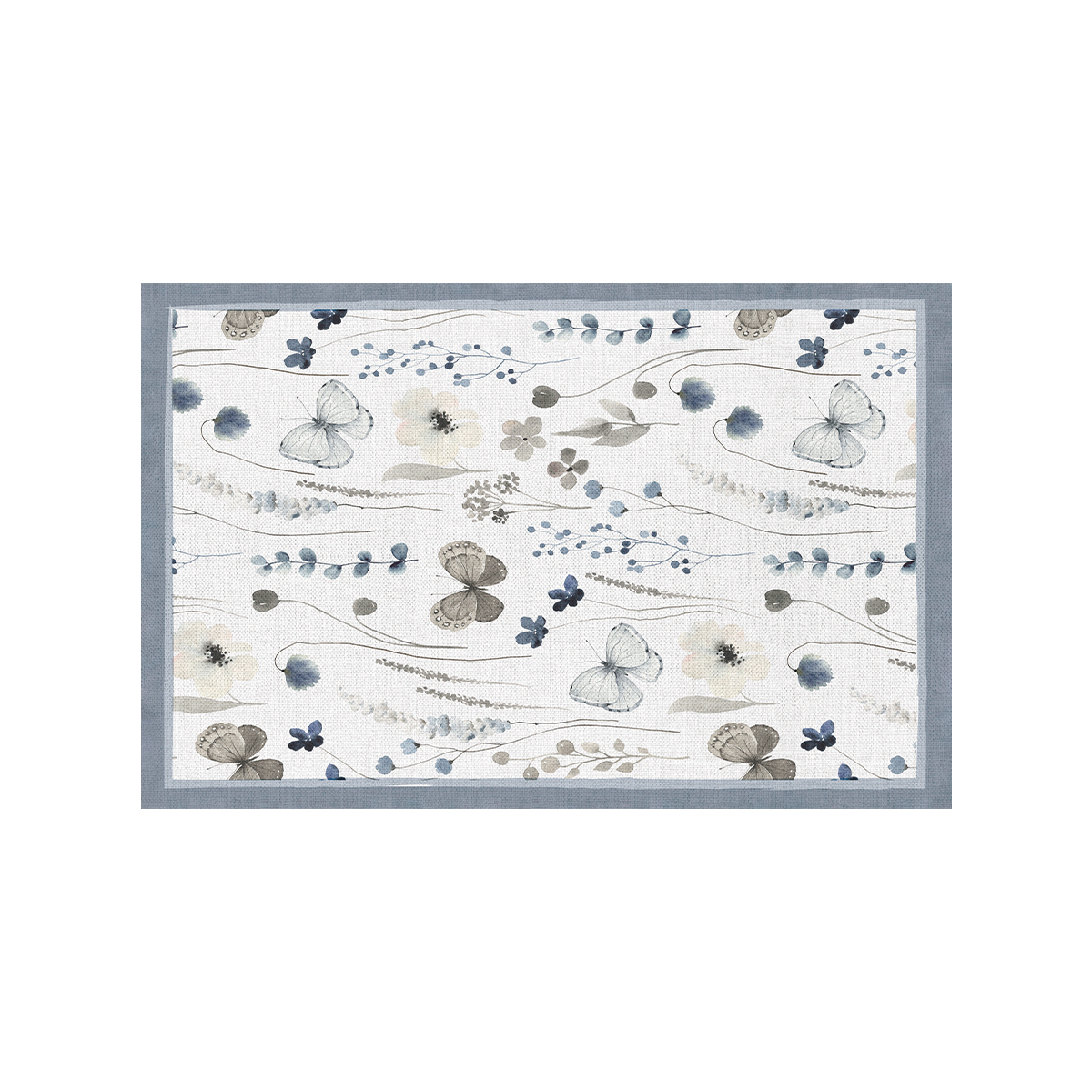 ALFOMBRA VINÍLICA 140 X 160 BUHO GRIS