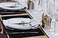 Set 6 Individuales Vegan Leather Negro Rectangular  - Miniatura 2