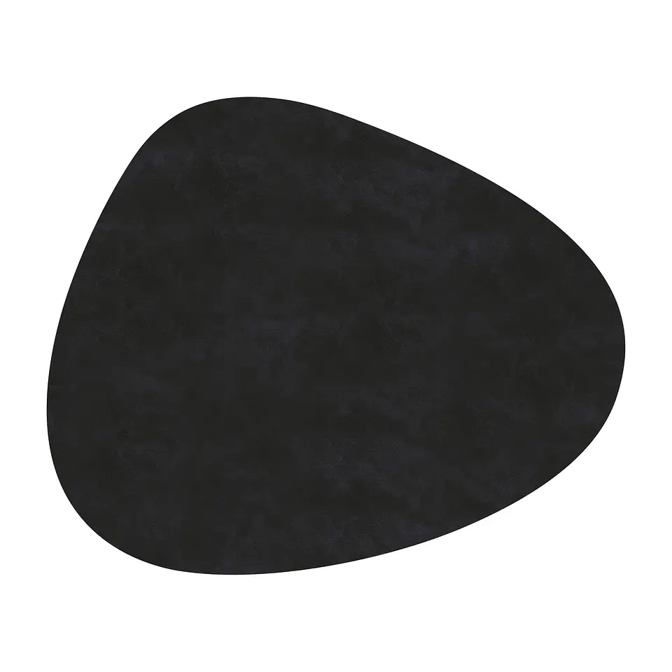 Set 6 Individuales Vegan Leather Negro Stone  1
