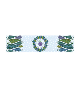 Centro de mesa hojas 150X35CM