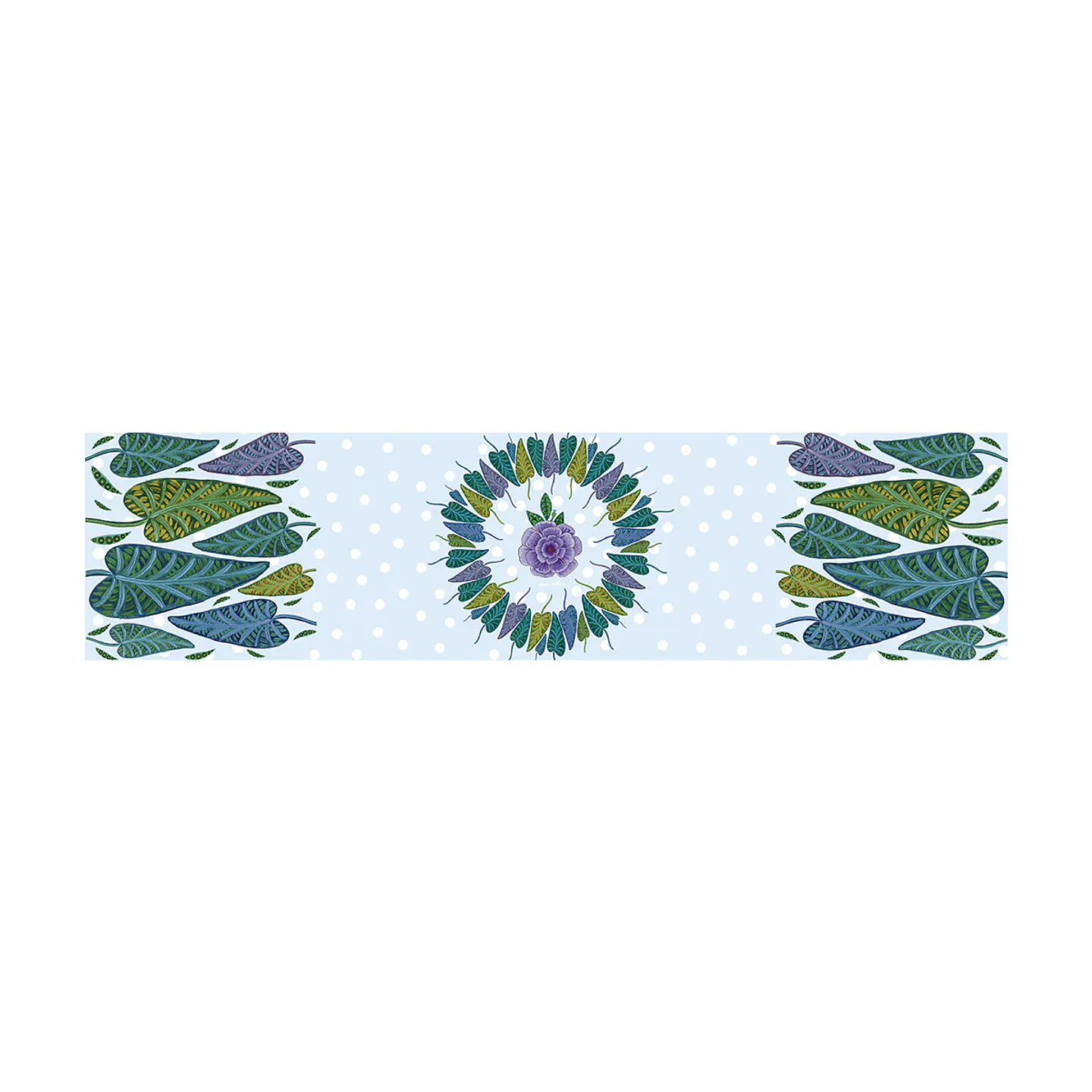 Centro de mesa hojas 150X35CM 1