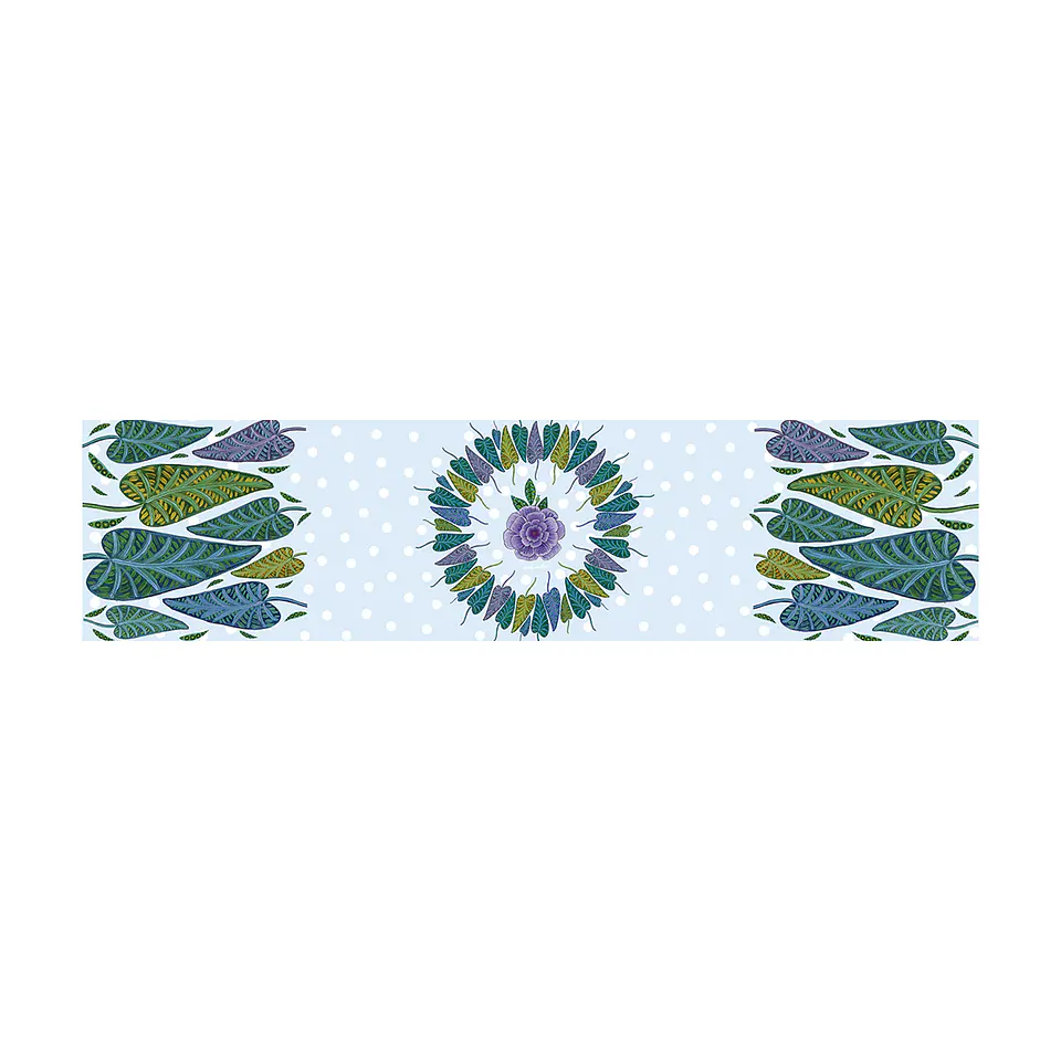 Centro de mesa hojas 150X35CM 1