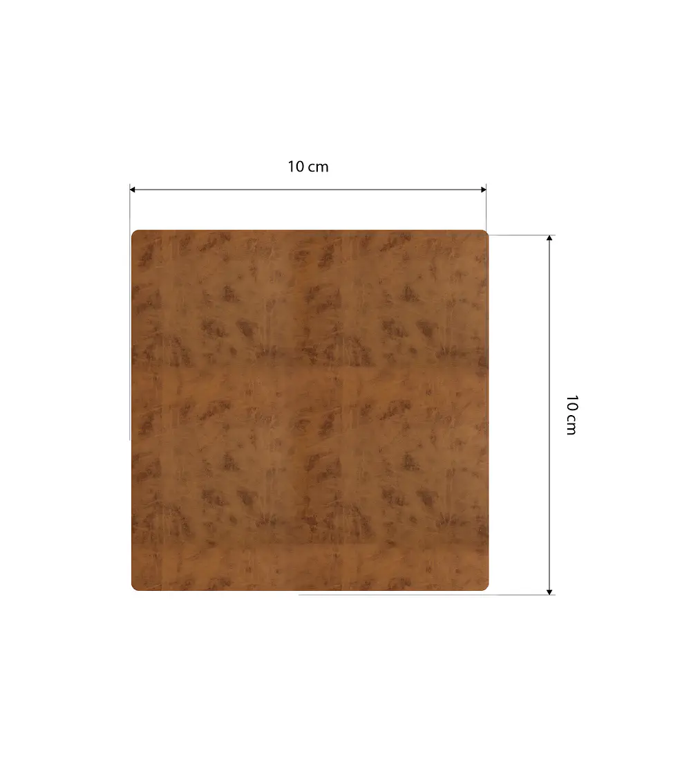 Cubre Mesa Rectangular Caramelo 140x180 cm — Incluye 6 Posavasos de Regalo