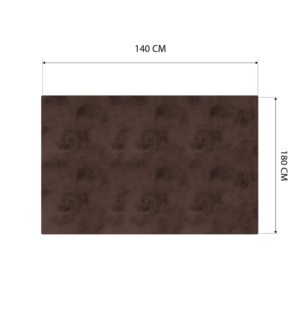 Cubre Mesa Rectangular Café 140x180 cm — Incluye 6 Posavasos de Regalo
