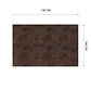 Cubre Mesa Rectangular Café 140x180 cm — Incluye 6 Posavasos de Regalo - Miniatura 6
