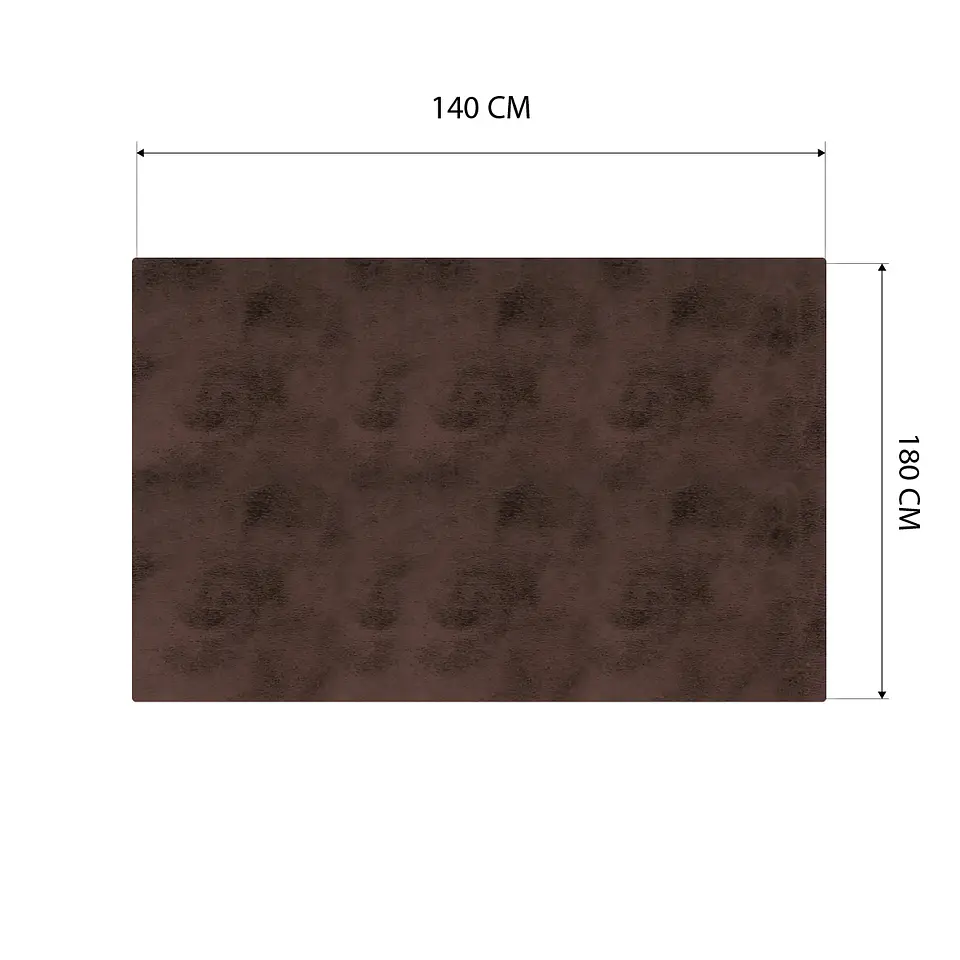 Cubre Mesa Rectangular Café 140x180 cm — Incluye 6 Posavasos de Regalo 6