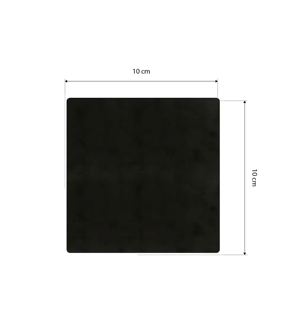Cubre Mesa Rectangular Negro 140x200 cm — Incluye 6 Posavasos de Regalo