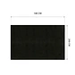Cubre Mesa Rectangular Negro 140x200 cm — Incluye 6 Posavasos de Regalo - Miniatura 5