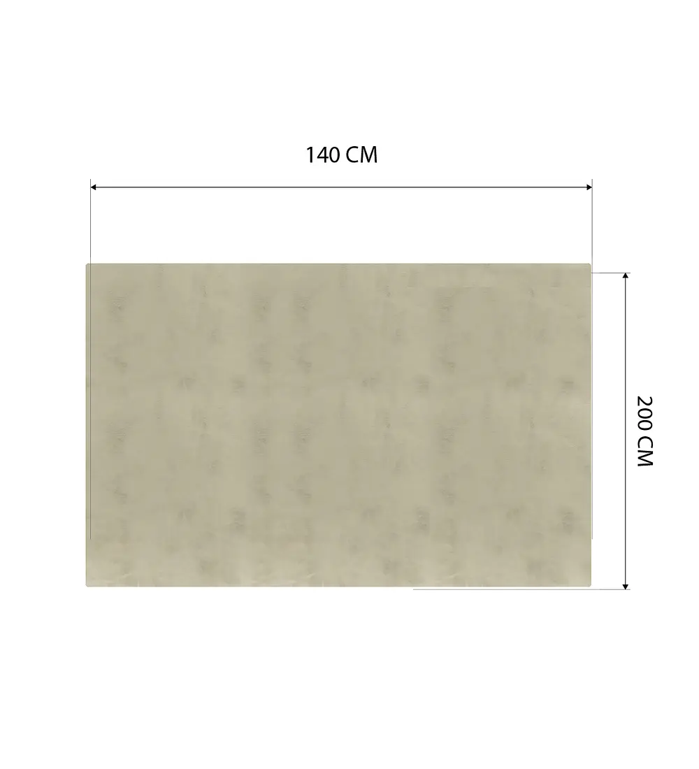 Cubre Mesa Rectangular Beige 140x200 cm — Incluye 6 Posavasos de Regalo