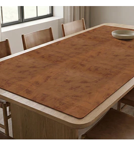 Cubre Mesa Rectangular Caramelo 140x200 cm — Incluye 6 Posavasos de Regalo