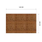 Cubre Mesa Rectangular Caramelo 140x200 cm — Incluye 6 Posavasos de Regalo - Miniatura 6