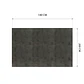 Cubre Mesa Rectangular Gris 140x200 cm — Incluye 6 Posavasos de Regalo - Miniatura 6