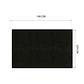 Cubre Mesa Rectangular Negro 140x220 cm — Incluye 6 Posavasos de Regalo - Miniatura 6