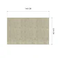Cubre Mesa Rectangular Beige 140x220 cm — Incluye 6 Posavasos de Regalo - Miniatura 6