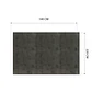 Cubre Mesa Rectangular Gris 140x220 cm — Incluye 6 Posavasos de Regalo - Miniatura 6