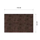 Cubre Mesa Rectangular Café 140x220 cm — Incluye 6 Posavasos de Regalo - Miniatura 6