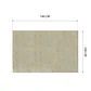 Cubre Mesa Rectangular Beige 140x240 cm — Incluye 6 Posavasos de Regalo - Miniatura 6