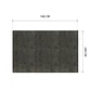 Cubre Mesa Rectangular Gris 140x240 cm — Incluye 6 Posavasos de Regalo - Miniatura 6